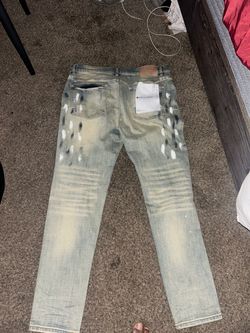 Purple jeans
