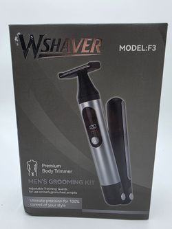 Wshaver Model F3 Men's Grooming Kit designed for body hair trimming.