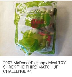 Shrek happy meal toy