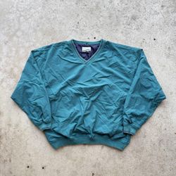 Vintage GEAR For Sports V-neck Pullover Windbreaker Jacket  