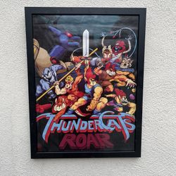 2019 San Diego Comic-Con Exclusive Thundercats Roar Fabric Print – Framed 18x24  Description:  Celebrate your love for the Thundercats with thi