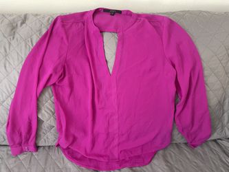 Guess Hot Pink Cutout  Top
