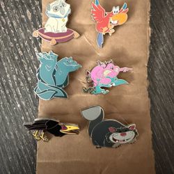 Villains Sidekicks Pins