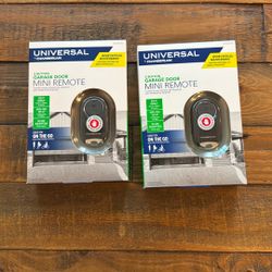 2 Button Garage Door Mini Remote (2-pack Bundle)