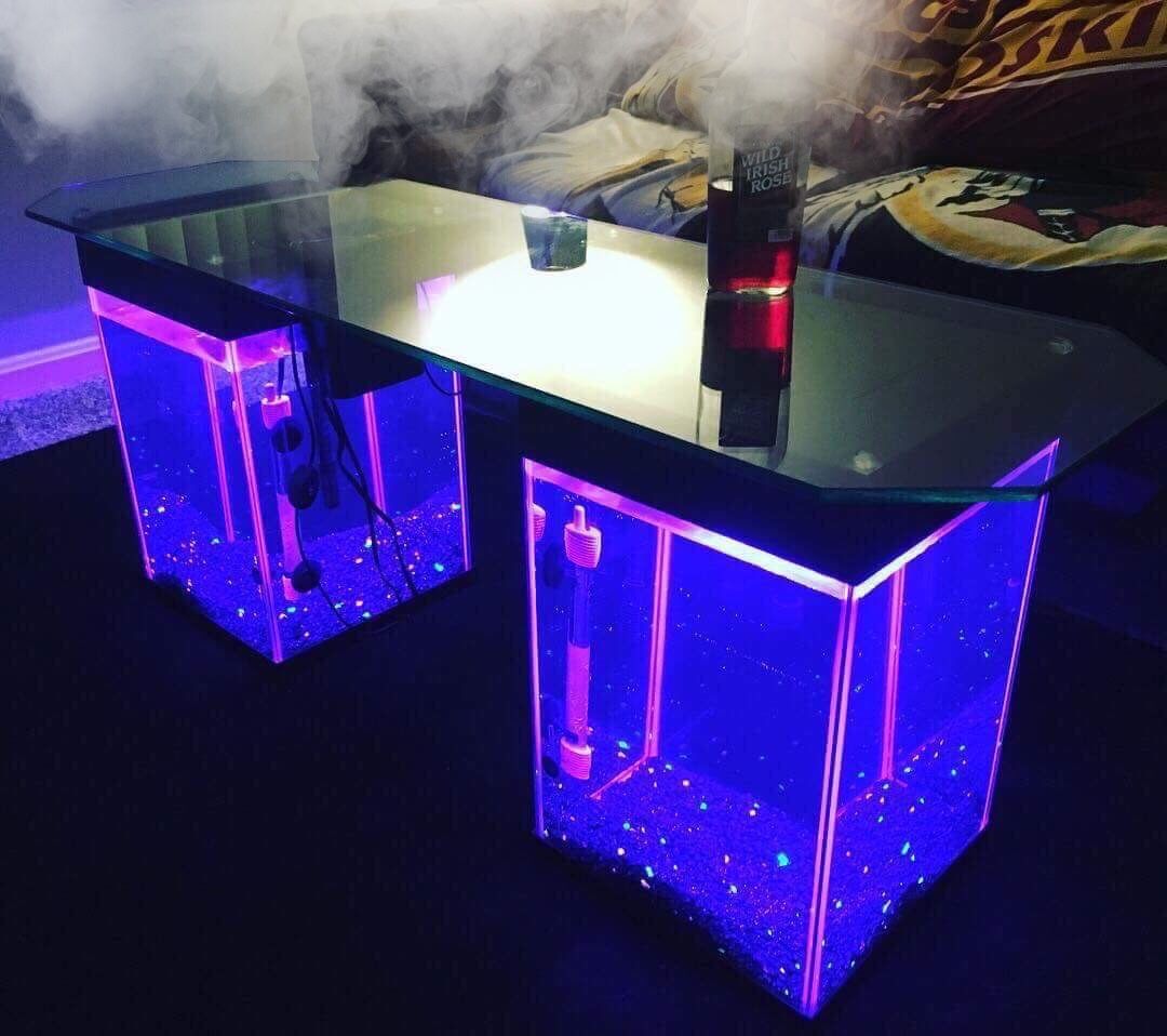 AquaTables - Aquarium Fish Tank Coffee/End Tables/TV Stand-4 living room,sofa,sectional,bed,chair,rug,carpet,desk,recliner,art,office,glass,unique