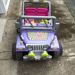 Kids Barbie Fisher Price Princess jeep