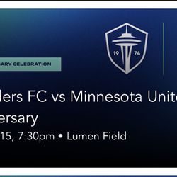 Seattle Sounders FC vs Minnesota United (6/15/24)