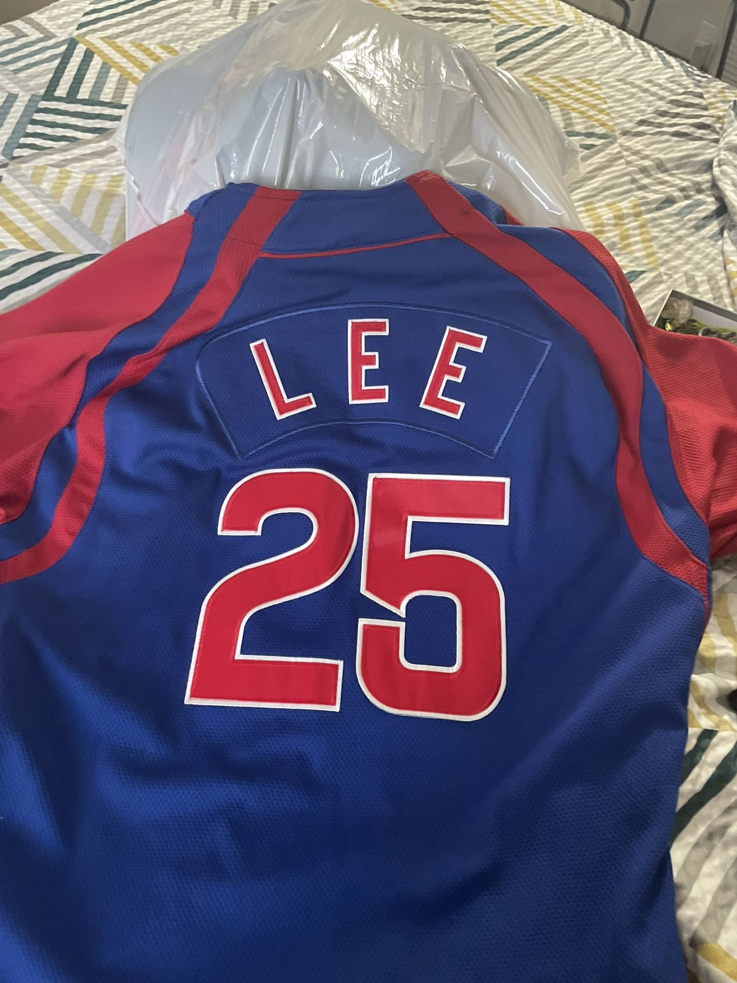 Large Cubs Derrick Lee Jersey New