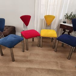 Memphis/ Ettore Sottsass Style Dining Chairs