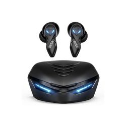 EKSA GT1 Wireless Gaming Earbuds, 38ms Ultra Low Latency, 36 Hours Playtime, Game/Music Mode, Built