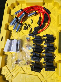 Yes Still Available $60 8pcs Ignition Coil & Spark Plug with Wire For Chevy GMC Cadillac Pontiac