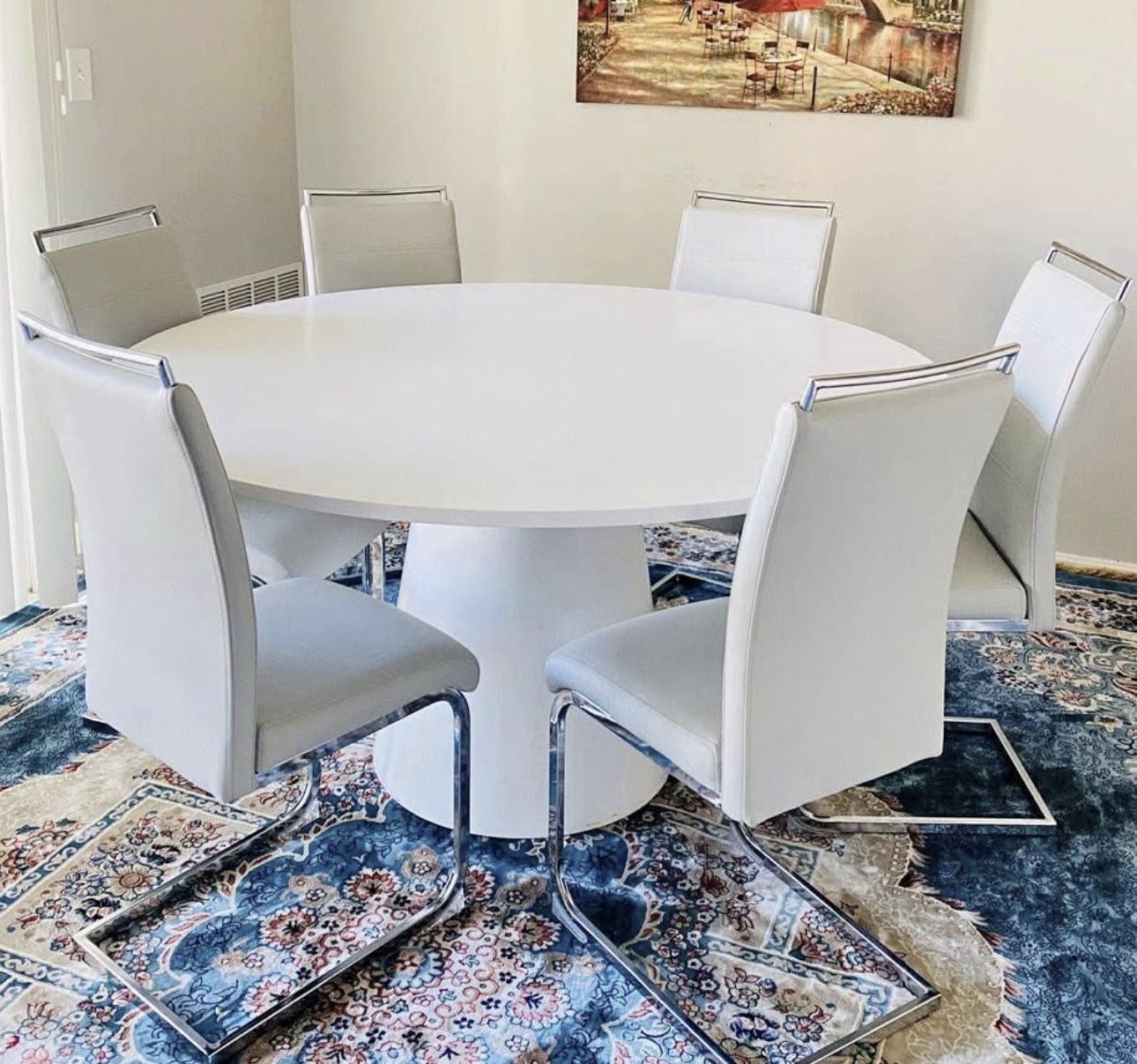 DINING CHAIRS in White, Black Or Grey