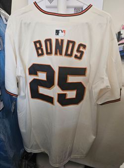 San Francisco Giants Nike Barry Bonds Cream Size L