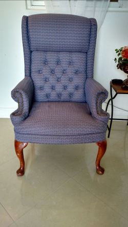 Blue chair sale