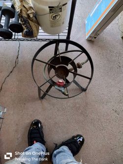 Single burner for cooking outdoor