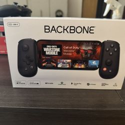 Backbone usb type C gaming controller for phone used once and is like new with all parts $75 OBO