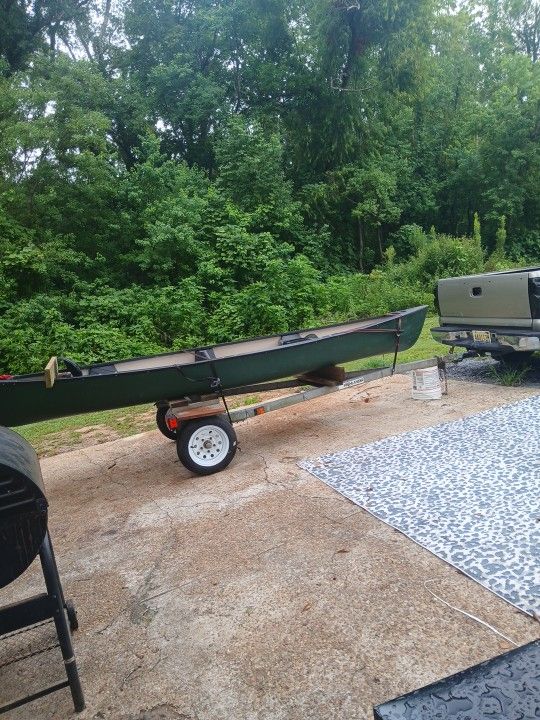 Canoe With Trailer