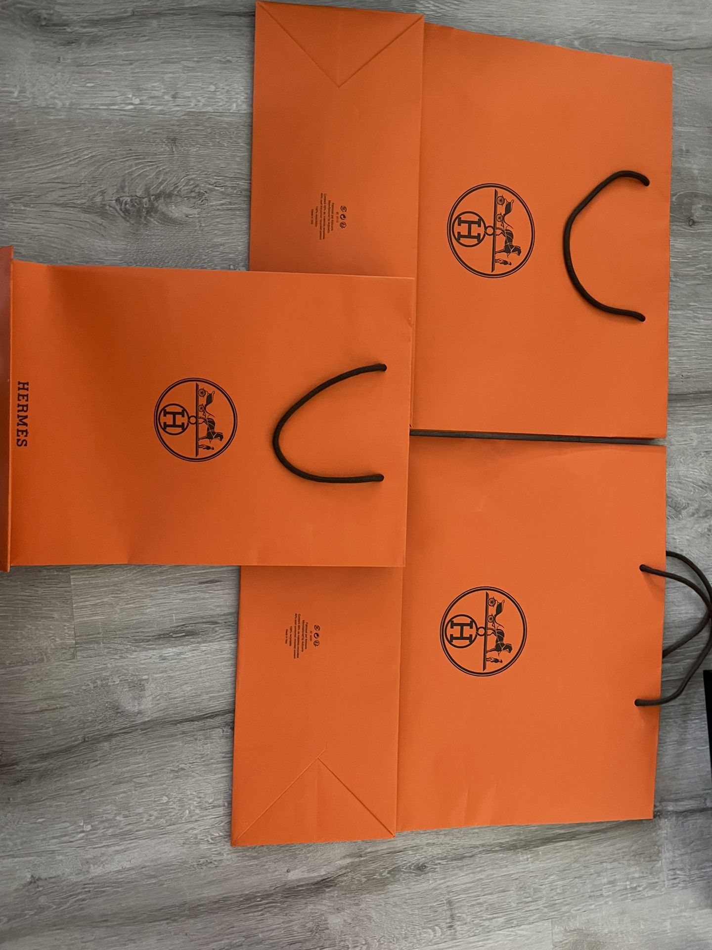 Authentic hermes Shopping Bag