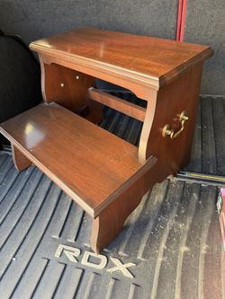 Mahogany Step Stool