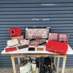 nail polish and household storage locker clean out galore available today