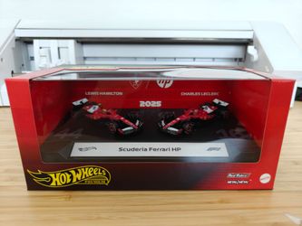 2026 Hot Wheels Premium Scuderia Ferrari HP 2025 Lewis Hamilton & Charles Leclerc 2-Pack
