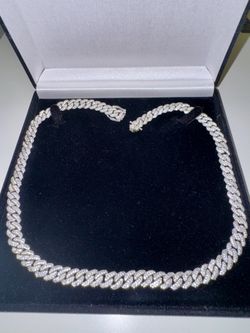 💎 Moissanite Diamond Cuban Link 💎