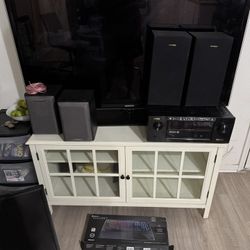 Samsung Tv Amplifier 4 Speaker And Coffee Table Combo