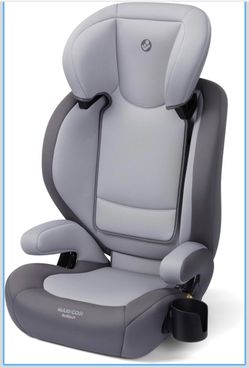 RodiSport Kids Booster Car Seat, High-Back, Backless Booster Seat, 10-Position Headrest, Easy Latch System, Reclining Chair, Belt Guide, Fits 40-100 l