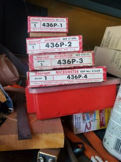 Starrett micrometers