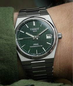 Tissot PRX Powermatic 80 40mm Green– Full Set with box and papers