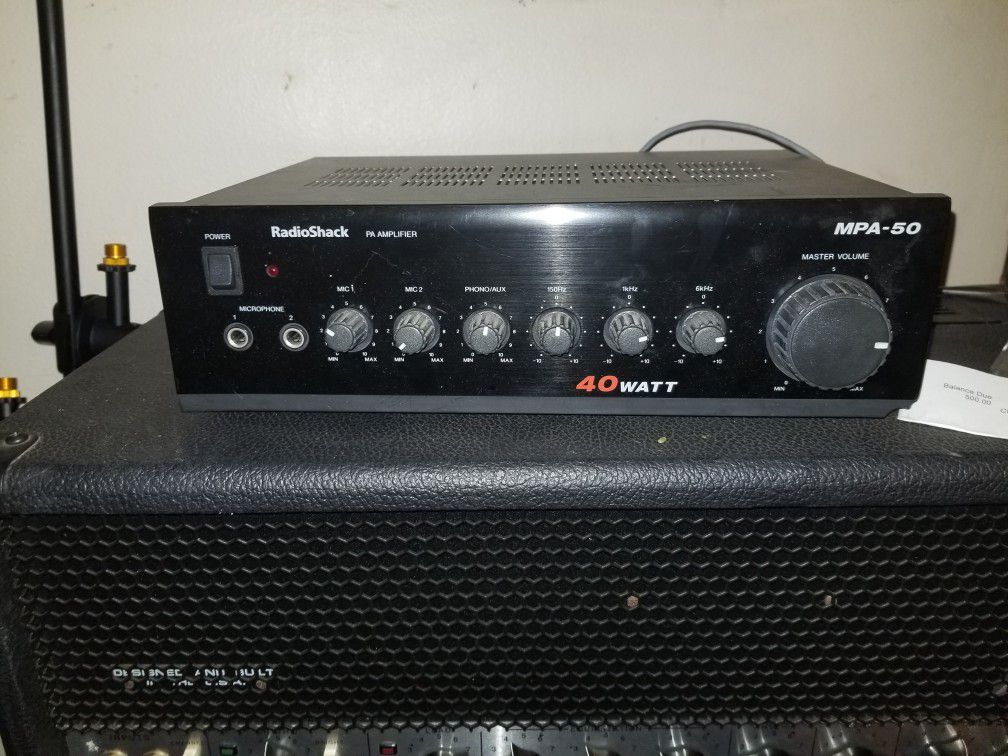 40 watt Radio Shack Amp Amplifier