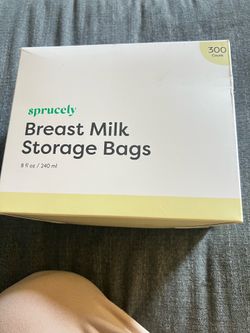 Breast milk storage bag