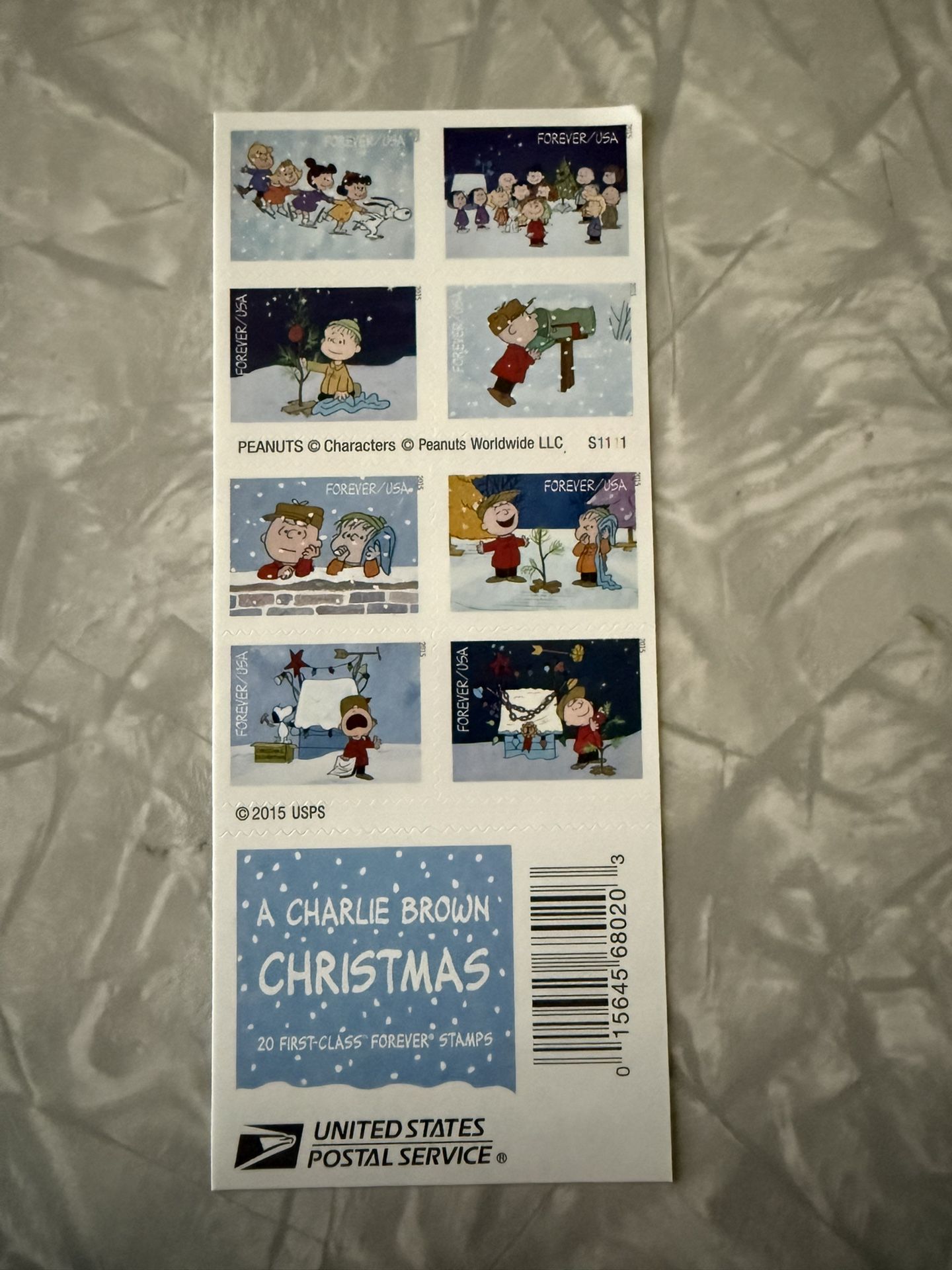 Stamps Peanuts Christmas 20 Count Forever Stamps