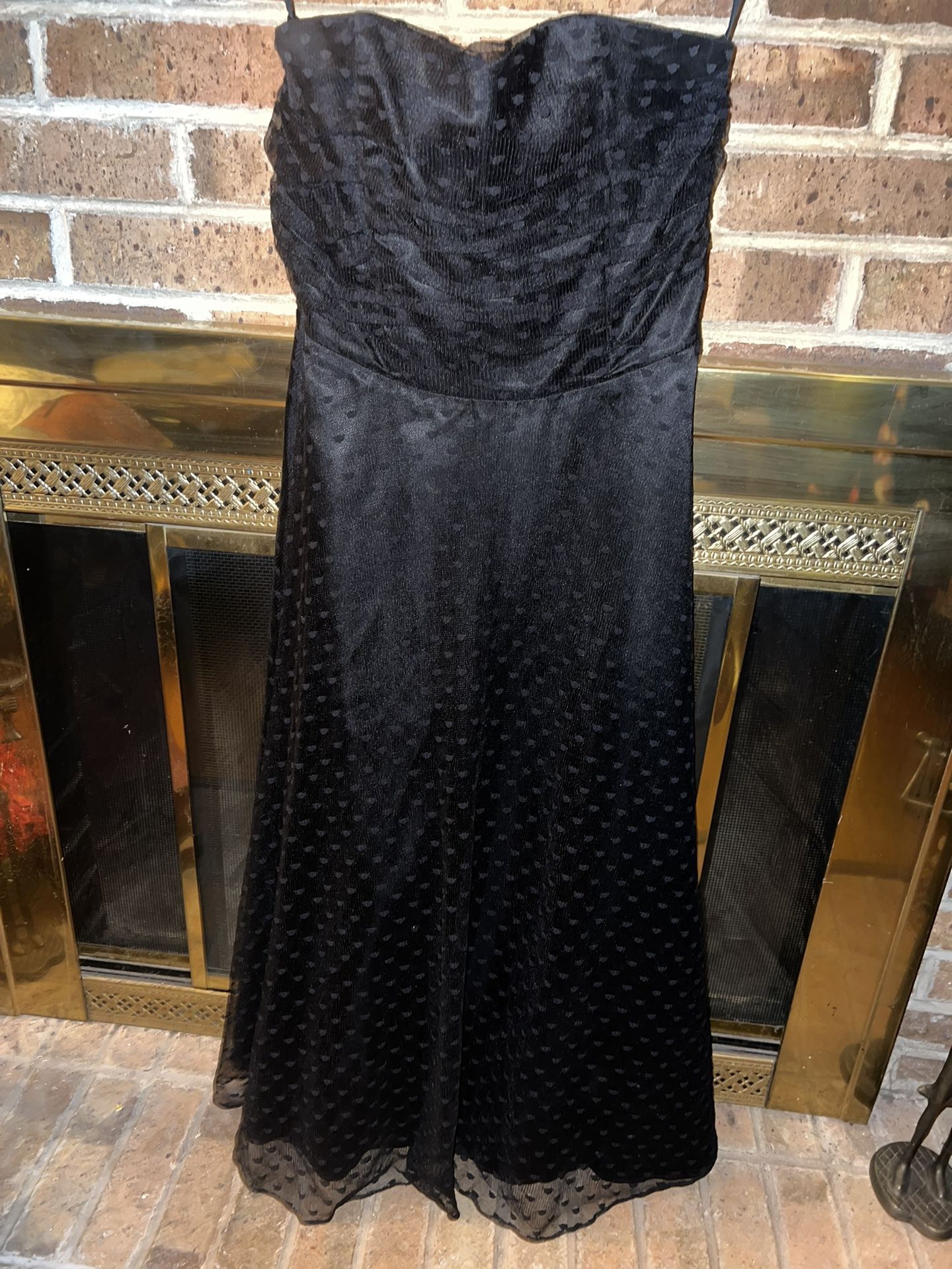 Ladies Womens 4 Petite Scott McClintock black lace gorgeous cocktail dress