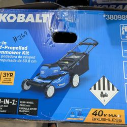 Kobalt 20in Self Propelled Lawn Mower Kit
