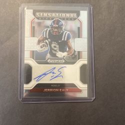 Jerrion Ealy 2021 Prizm Draft Picks Auto # SS-JEA