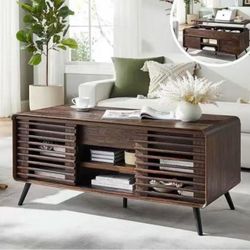 Mid-Century Modern Lift-Top Coffee Table