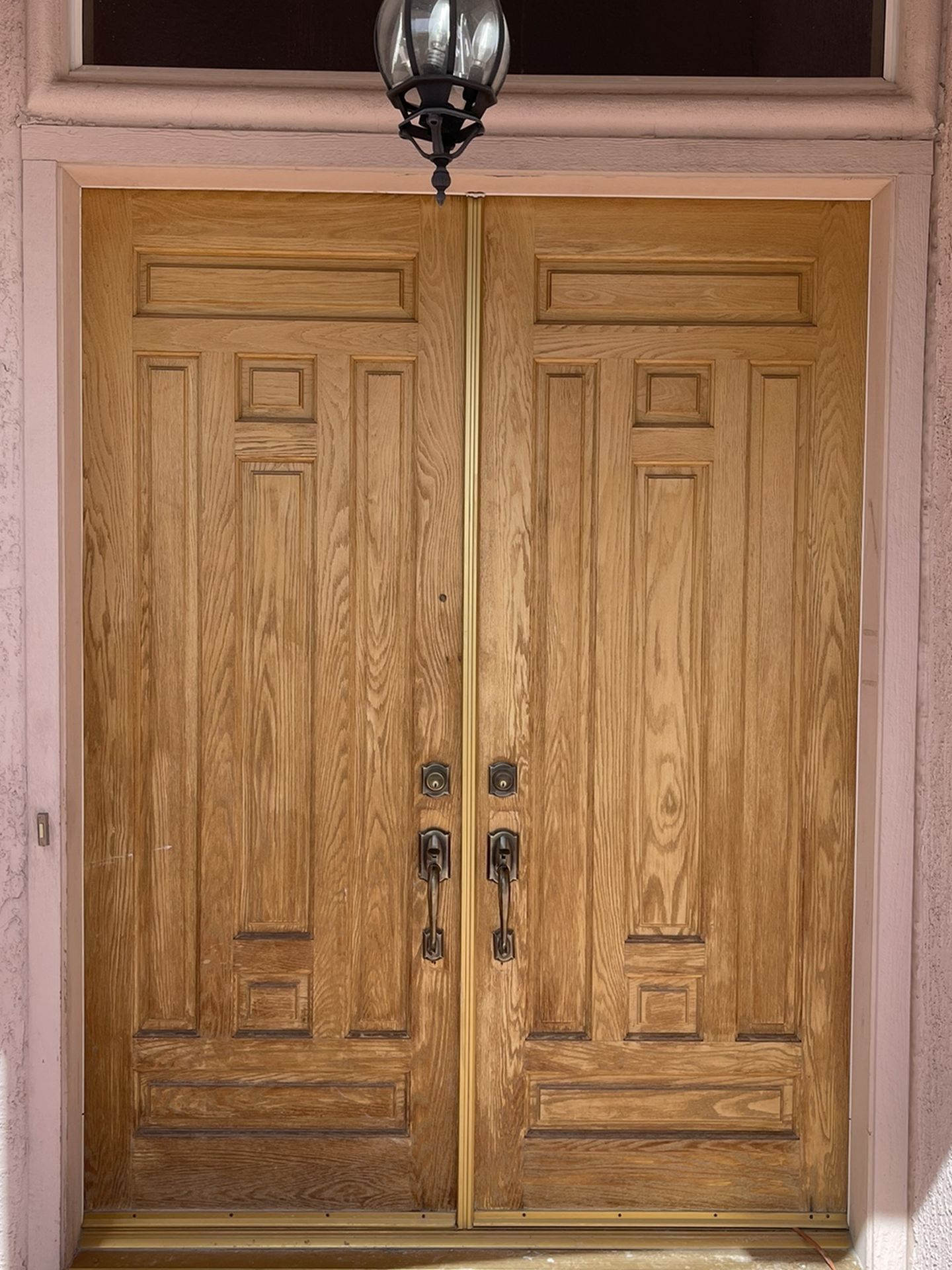 Exterior Front Door 72” x 96 w/ frame 