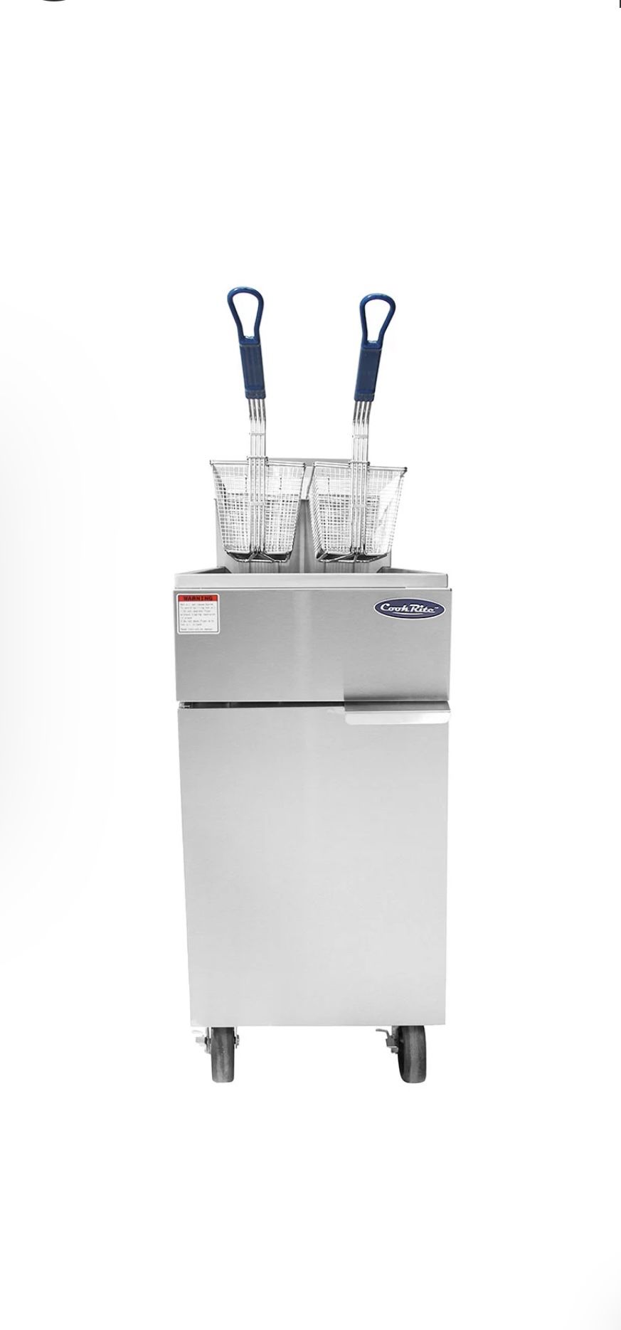 New ATF-35ES Cook Rite Gas Deep Fryer