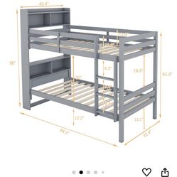 Twin Over Twin Bunk Beds 