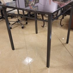 New Counter Height Table With Faux Marble Top