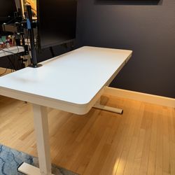 Adjustable Desk, Monitor And Stand