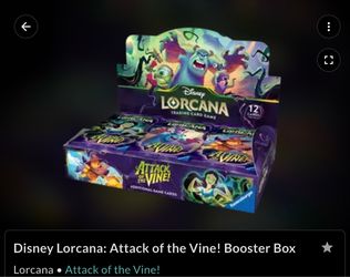 Disney Lorcana: Attack of the Vine! Booster Box