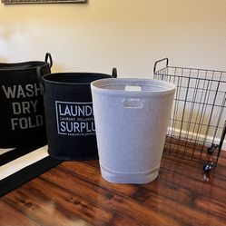 4 Laundry Hampers 