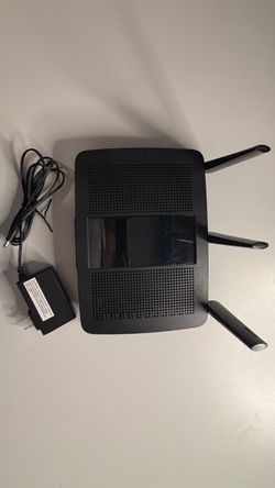 Linksys Black Wireless Router with Power Adapter
