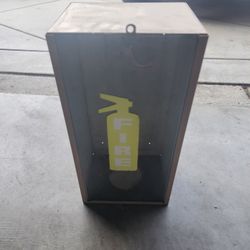 9x 18 Fire Extinguisher Box Used