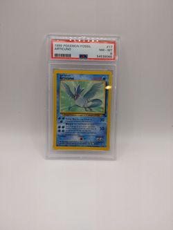 1999 Pokemon Fossil ~ Articuno Card #17 ~ PSA 8 ~ Base Set Unlimited WOTC