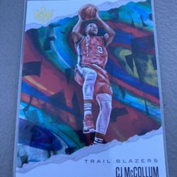2019-20 Panini Court Kings CJ McCollum BASE CARD Trail Blazers #18