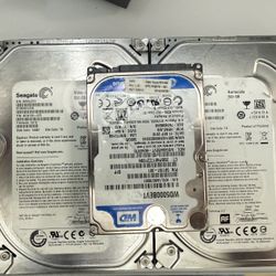 3 HHD Each Of 500gb ( Seagate & WD ) 