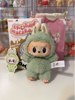 Green Grape Labubu - The Monsters Macaron Series